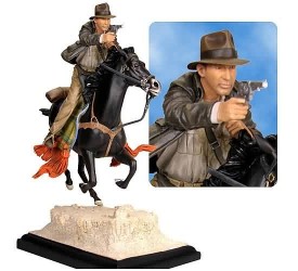 Indiana Jones on Horseback Statue 